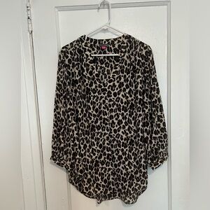 Vince Camuto Leopard Print Women's Top